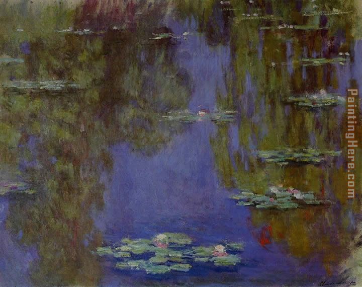 Water-Lilies 34 painting - Claude Monet Water-Lilies 34 art painting